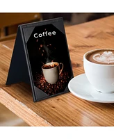 WeChef 20 Pack 4"x6" Double-Sided Menu A-Frame Holder Table Tent Restaurant Cafe