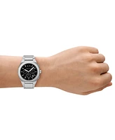 A|X Armani Exchange Men's Quartz Chronograph Silver Stainless-Steel Watch, 42mm