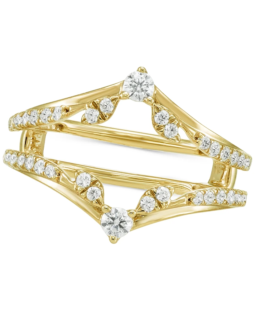 Diamond Chevron Ring Guard Enhancer (1/2 ct. t.w.) in 14k Gold