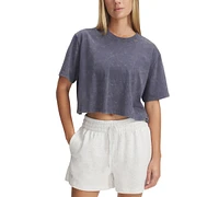 Under Armour Women's Rival Wash Short-Sleeve T-Shirt