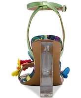 Betsey Johnson Women's Apolo Butterfly Lucite Wedge Sandals