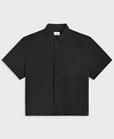 Mode of One Men's Relaxed Fit Short-Sleeve Button-Front Nylon Shirt, Exclusively at Macy's