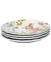 Certified International Easter Meadow Dinner Plates, Set of 4