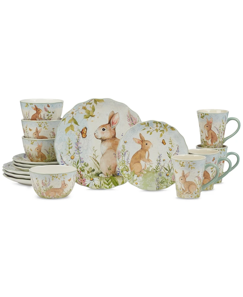 Certified International Easter Meadow 16-Pc. Dinnerware Set, Service for 4