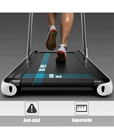 2.25HP 2 in 1 Folding Treadmill with App Speaker Remote Control