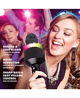 Gabba Goods GabbaGoods Led Handheld Wireless Karaoke Microphone Speaker