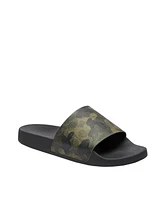 Coach Men's Signature Coated Canvas Pool Slide