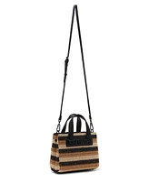 Steve Madden Bflores Raffia Mini Tote