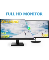memzuoix 27 Inch Computer Monitor 100Hz Fhd,1920 x 1080P Gaming Monitor with Hdmi Vga Display Ports,3ms Response,Dual Speakers,FreeSync,100×100mm