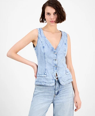Guess Women's Riva Denim Vest