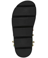Betsey Johnson Women's Conley Gemstone Platform Footbed Sandals