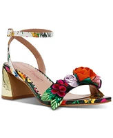 Betsey Johnson Women's Darcee Floral Two-Piece Dress Sandals