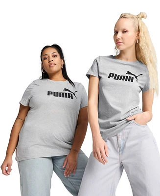 Puma Women's Essential Athletic Logo Cotton T-Shirt