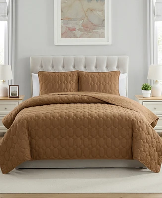 Vcny Home Circles Pinsonic 3-Pc. Quilt Set, King
