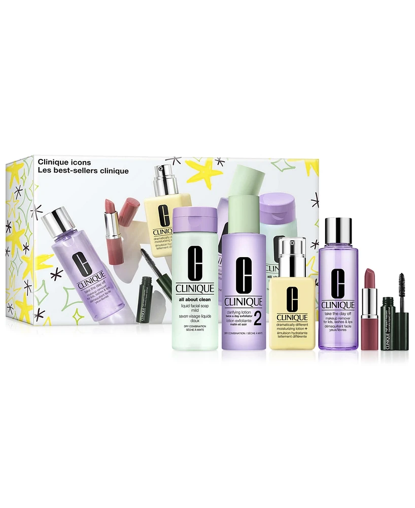 Clinique 6-Pc. Icons Skincare & Makeup Set