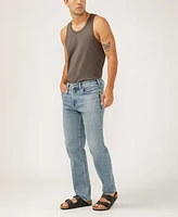 Silver Jeans Co. Men's Eddie Classic Athletic Fit Tapered Leg Luxe Heritage