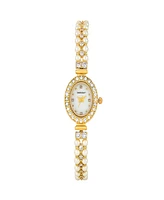 Danecraft Women's 18K Fine Gold-Plated Analog Watch