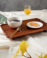 Haven Footed Wooden Serve Board, 17" x 11"