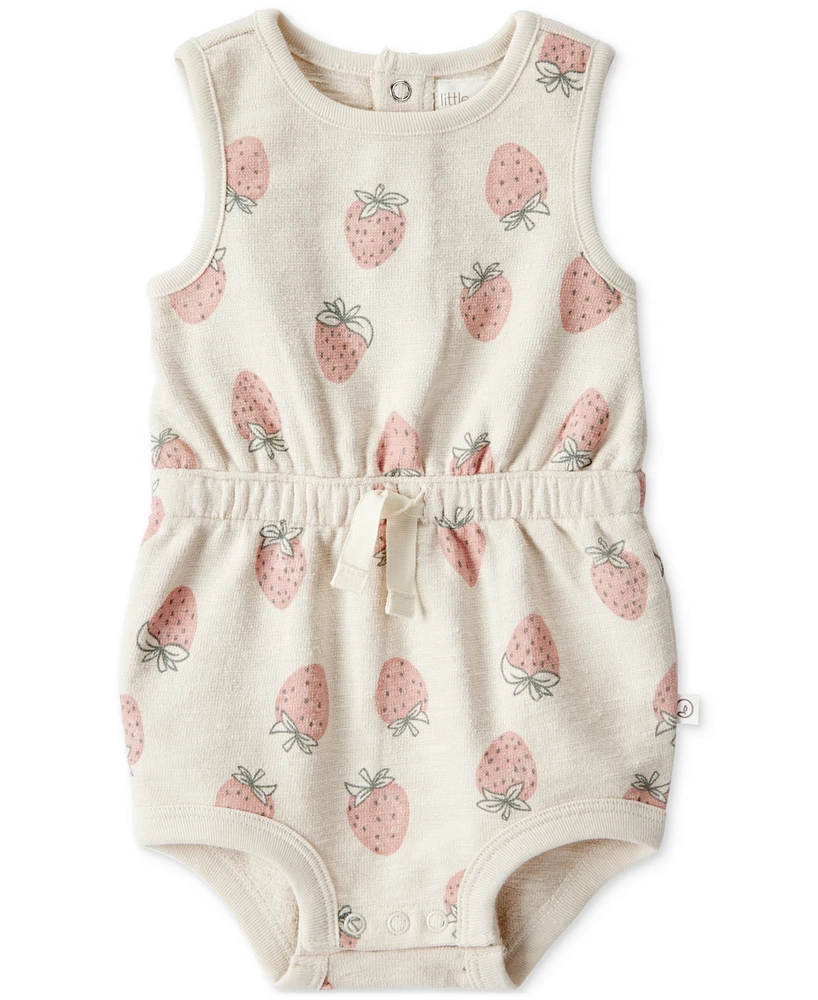 Little Planet by Carter's Baby Girls Organic Cotton Strawberry Romper