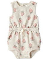 Little Planet by Carter's Baby Girls Organic Cotton Strawberry Romper