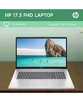 Hp Essential 17.3" Daily Traditional Laptop Intel Core i3 N305 4GB Ram Intel Uhd Graphics 128GB eMMC Storage Windows 11 Home Hd+ 60Hz - Silver