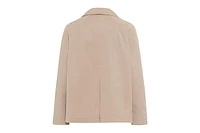 Olsen Women's Cropped Trench