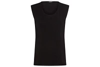 Olsen Round Neck Sleeveless Shell