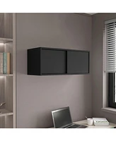 Slana Wall Cabinet, 2 Sliding doors, 1 Shelf, White