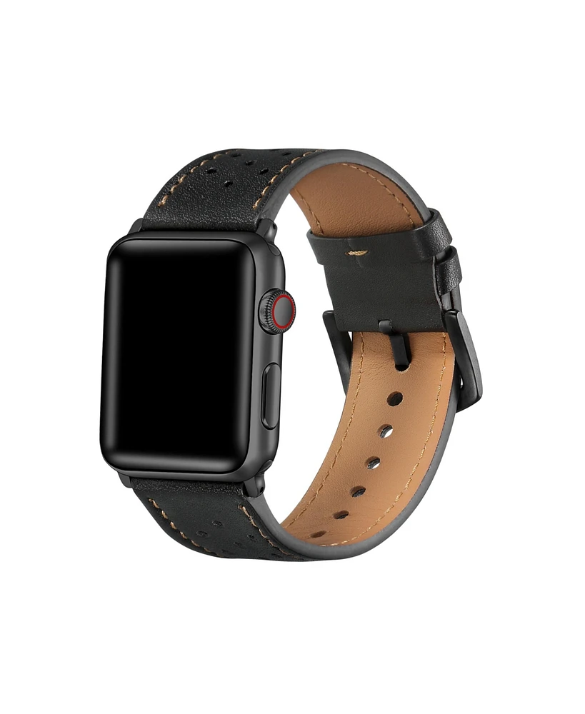 Posh Tech Derek Perforated Leather Band for Apple Watch, Fits All Apple Watch Models