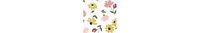 Hudson Baby Infant Girl Cotton Bibs, Soft Painted Floral, One Size