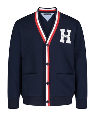 Tommy Hilfiger Big Boys Terry Cardigan Sweater