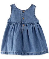 Little Planet by Carter's Baby Girls Organic Cotton Chambray Dress