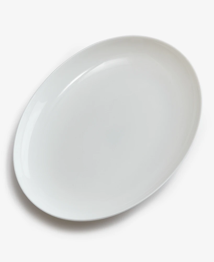 Arch Studio Opal Glass Coupe Serving Platter, Exclusively at Macy's