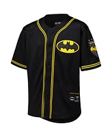 Lids Big Boys and Girls Black Batman Graphic Baseball Jersey