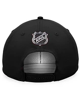 Fanatics Men's Black San Jose Sharks Authentic Pro Road Snapback Hat