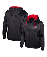 Colosseum Men's Black Ohio State Buckeyes Cypher Half-Zip Hoodie