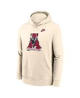 Nike Men's Cream Alabama Crimson Tide Vault Logo Pullover Hoodie