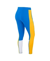 Wear By Erin Andrews Women's Powder Blue/Gold Los Angeles Chargers Color-Block Leggings