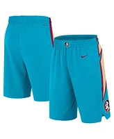 Nike Men's Turquoise Florida State Seminoles Alternate Replica Performance Basketball Shorts