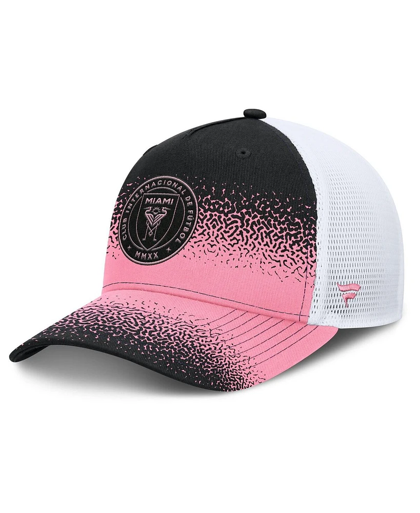 Fanatics Men's Black Inter Miami Cf Libero Trucker Adjustable Hat