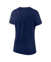 Fanatics Women's Navy Atlanta Braves Lean T-Shirt