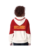 Starter Women's White Tampa Bay Buccaneers Scrimmage Full-Zip Hoodie