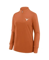 Fanatics Women's Texas Orange Longhorns Velocity French Terry Quarter-Zip Jacket