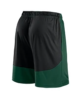 Logo Athletic Men's Hunter Green/Black Milwaukee Bucks Launch Performance Shorts