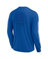 Fanatics Men's Royal Golden State Warriors Elements Strive Long Sleeve T-Shirt