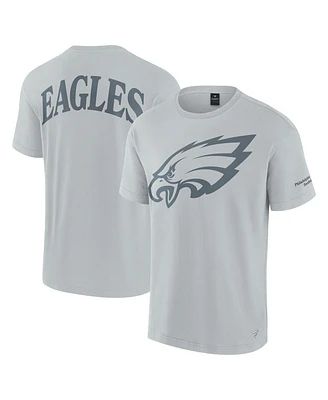 Fanatics Men's and Women's Gray Philadelphia Eagles Elements Iconic T-Shirt