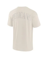 Fanatics Men's Cream New Orleans Pelicans Elements Iconic T-Shirt