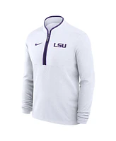 Nike Men's White Lsu Tigers Victory Performance Half-Zip Top