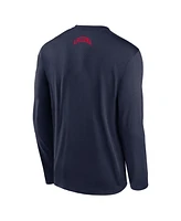 Nike Men's Navy Arizona Wildcats On-Court Basketball Shootaround Performance Long Sleeve T-Shirt