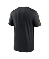 Nike Men's Black Texas Longhorns On-Court Basketball Legend Practice Performance T-Shirt